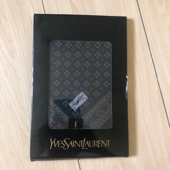 New in box Yves Saint Laurent YSL Pocket Square Handkerchief Scarf Vintage - Picture 1 of 4